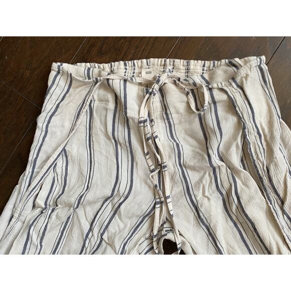 Billabong Adventure Spirit Wide Leg Wrap Palazzo Pant Women S Stripe Beach Boho - Picture 14 of 16